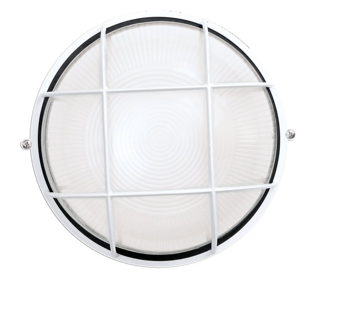SIMON Serie LUX Aplique Redondo IP-54 100 W Blanco