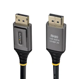 StarTech Cable DisplayPort 2.1 DP80 de 2m, Negro