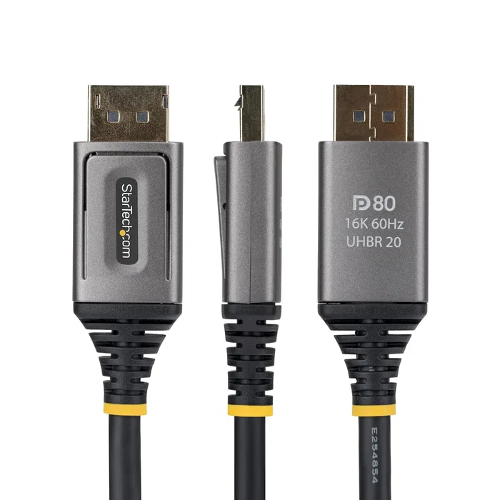 StarTech.com Cable DisplayPort 2.1 DP80 de 2m Negro