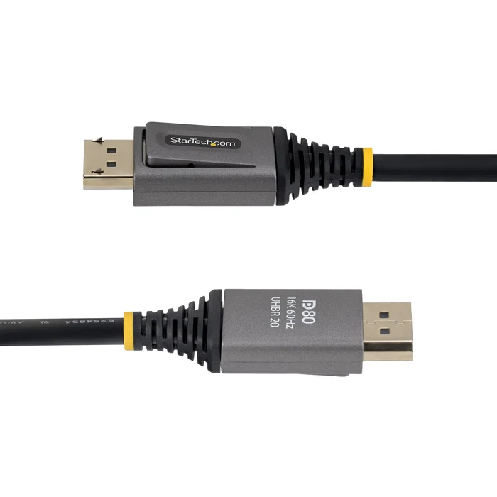 StarTech.com Cable DisplayPort 2.1 DP80 de 2m Negro