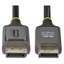 StarTech Cable DisplayPort 2.1 de 2m DP80 Certificado VESA Negro