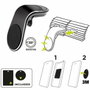 Muvit Soporte de Smartphone para Coche Magnético MCCHL0007 Negro