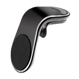 Muvit MCCHL0007 Soporte Magnético Universal para Coche con Pinza para Salida de Aire Negro