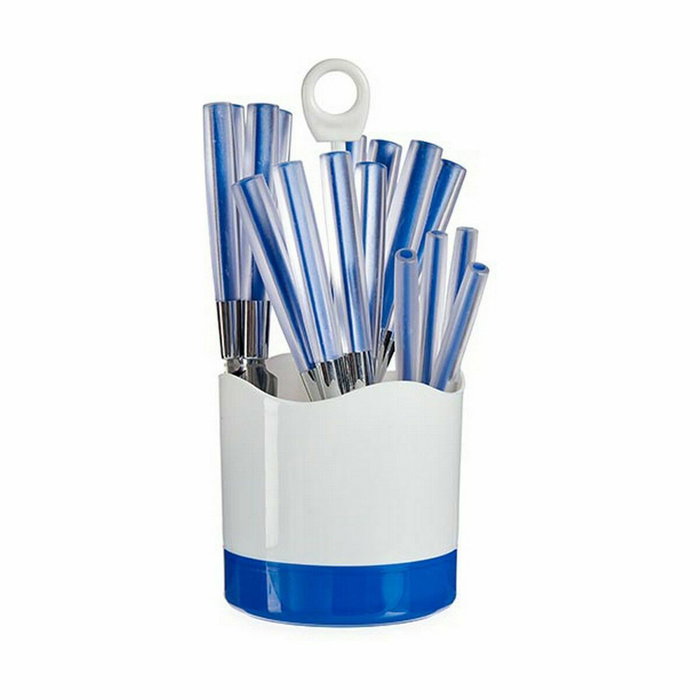 Set de Cubiertos Kinvara Azul Acero Inoxidable Plástico (8 Unidades) Set de Cubiertos Kinvara Azul Acero Inoxidable Plástico (8 Unidades)
