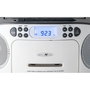 Reflexion RCR2260 Boombox Radio-CD-Kassette Blanco/Gris