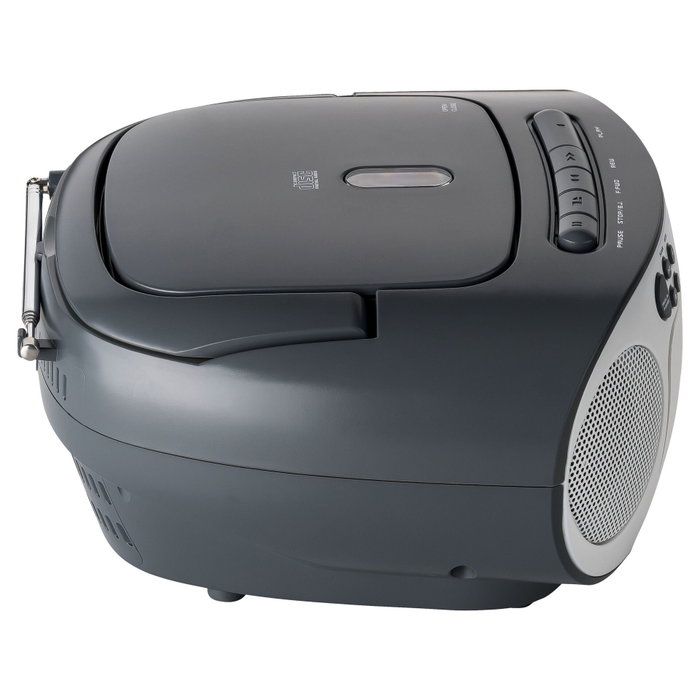Reflexion RCR2260 Boombox Radio-CD-Kassette Blanco/Gris