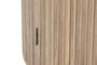 DKD Home Decor Mesa Redonda de Comedor Paulownia con Puerta