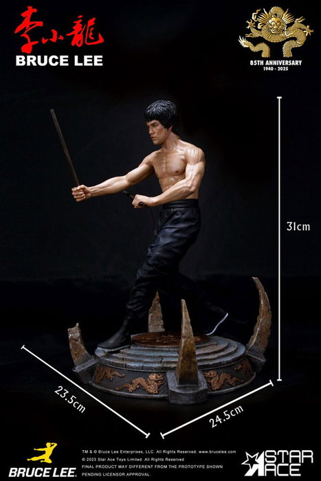 Star Ace Toys Operación Dragón Estatua 1/6 Bruce Lee Kali Sticks Fight Normal Version