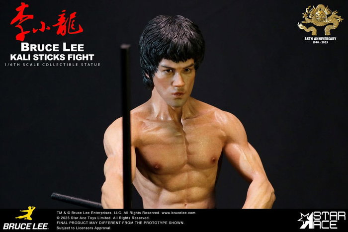 Star Ace Toys Operación Dragón Estatua 1/6 Bruce Lee Kali Sticks Fight Normal Version