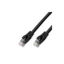 Ewent Cable de Red RJ45 CAT.6 U/UTP, AWG24/1 CCA, Negro LSZH, 3 Metros