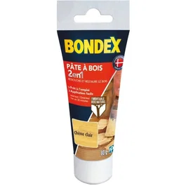 Bondex XYL3261544204768 Pasta para Madera 2 en 1 Roble Claro 80 gr