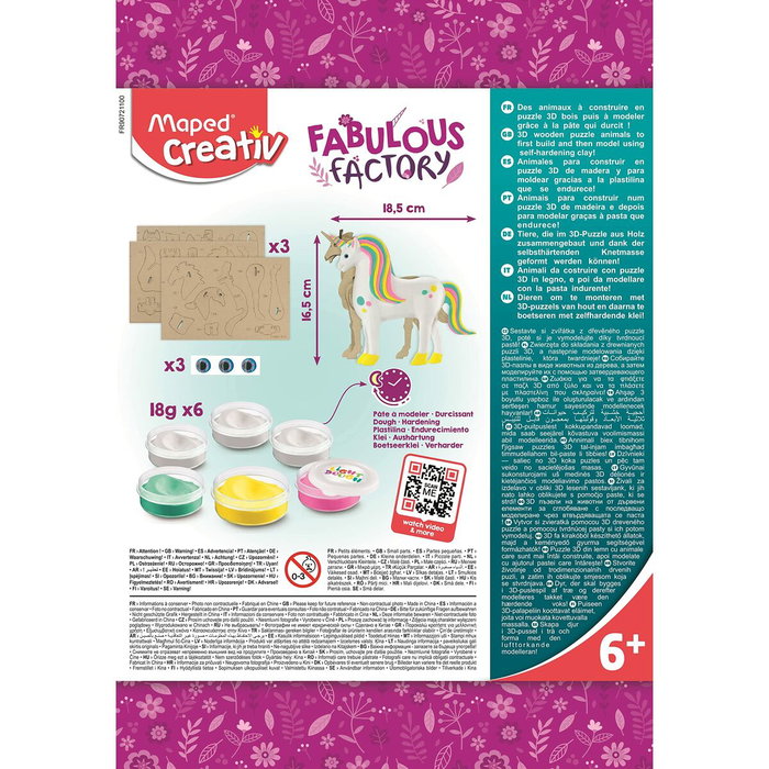 Maped Creative Factory Unicornio para modelar y construir Maped Creative Factory Unicornio para modelar y construir