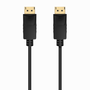 AISENS Cable DisplayPort V1.2 CCS Negro 3m Soporta 4K@60Hz DP/M-DP/M Conector Chapado en Oro