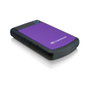 Transcend StoreJet 25H3P 2TB Disco Duro Externo 2.5" USB 3.2 Gen 1, 5400 RPM, Negro, Púrpura