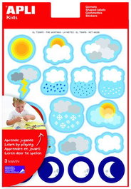 Gomets Apli Tematicos Bolsa 3H El Tiempo Removible 51 Uds. (12946) (Set de 5)