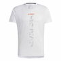 Camiseta de Manga Corta Hombre Adidas Agr Shirt Blanco