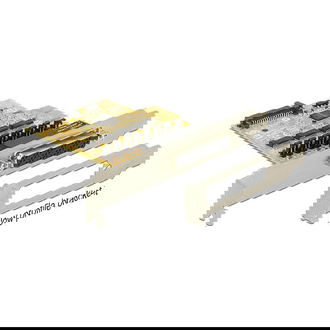 DeLOCK PCI Express x1 Tarjeta de Expansión a 4 Puertos Seriales RS-232, PCIe 2.0, Controladores Incluidos, Modelo 89447 DeLOCK PCI Express x1 Tarjeta de Expansión a 4 Puertos Seriales RS-232, PCIe 2.0, Controladores Incluidos, Modelo 89447