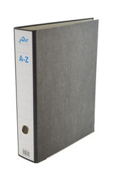 Archivador Palanca Olef Carton Jaspeado Negro 4º Natural 75Mm