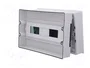 ELEKTRO-PLAST NASIELSK EP-LUX PLUS Carcasa para Aparatos Modulares IP65 Gris Claro