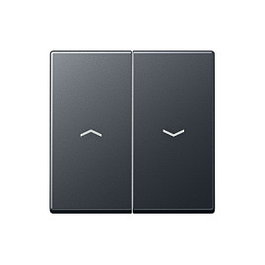 Jung Wippe para interruptor y pulsador de persiana A 595 BF P ANM, Negro
