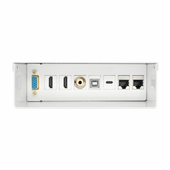 Aisens Caja de Conexiones Multimedia Blanca con VGA, HDMI, USB y RJ45 Cat.6A STP Aisens Caja de Conexiones Multimedia Blanca con VGA, HDMI, USB y RJ45 Cat.6A STP