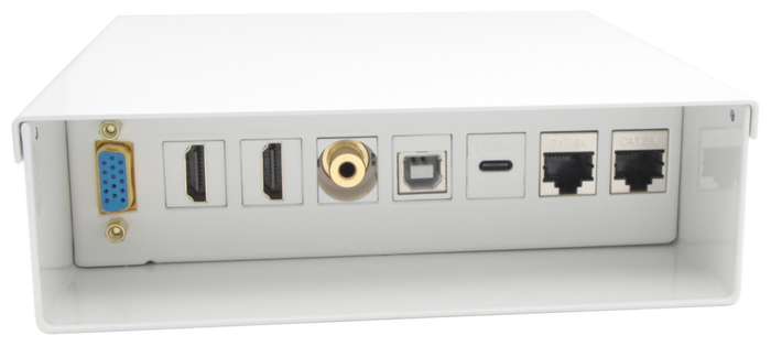 Aisens Caja de Conexiones Multimedia Blanca con VGA, HDMI, USB y RJ45 Cat.6A STP Aisens Caja de Conexiones Multimedia Blanca con VGA, HDMI, USB y RJ45 Cat.6A STP
