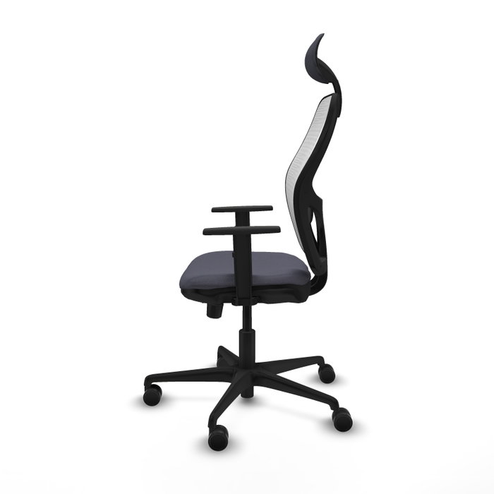 PIQUERAS Y CRESPO Silla de oficina Jorquera Sincro/Traslack Gris oscuro y Blanco PIQUERAS Y CRESPO Silla de oficina Jorquera Sincro/Traslack Gris oscuro y Blanco