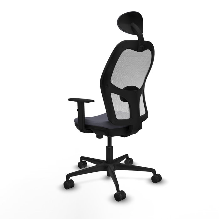PIQUERAS Y CRESPO Silla de oficina Jorquera Sincro/Traslack Gris oscuro y Blanco PIQUERAS Y CRESPO Silla de oficina Jorquera Sincro/Traslack Gris oscuro y Blanco