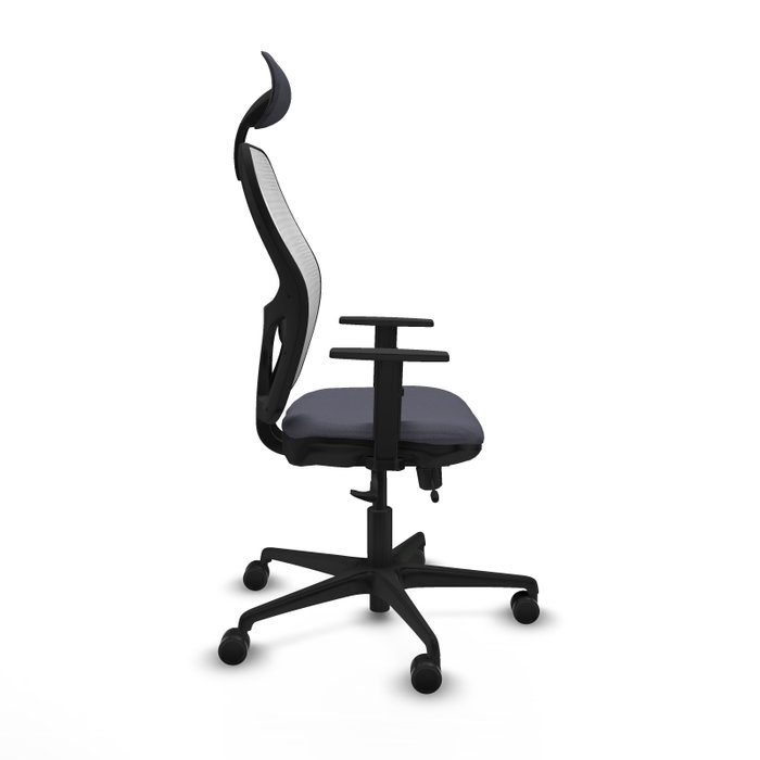 PIQUERAS Y CRESPO Silla de oficina Jorquera Sincro/Traslack Gris oscuro y Blanco PIQUERAS Y CRESPO Silla de oficina Jorquera Sincro/Traslack Gris oscuro y Blanco