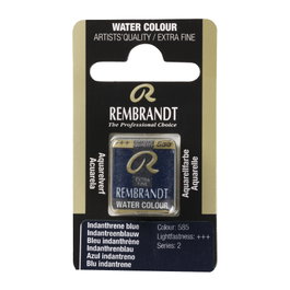 Rembrandt Acuarela Pastilla Azul Indantreno 585