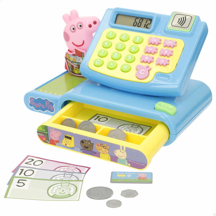 Caja Registradora de Juguete Peppa Pig 19 x 15 x 13 cm (4 Unidades)