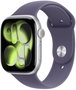 Apple Watch Series 11 GPS 46mm Plata con Correa Deportiva Purple Fog S/M