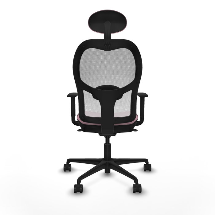 PIQUERAS Y CRESPO Silla de oficina Jorquera Rosa y Blanco con Mecanismo Sincro PIQUERAS Y CRESPO Silla de oficina Jorquera Rosa y Blanco con Mecanismo Sincro
