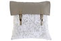 DKD Home Decor Cojin Greige Blanco 45 x 10 x 45 cm Jacquard Poliester