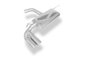 Fox Silenciador Trasero para SEAT LEON 5F con Eje Trasero Rígido, 2x80mm