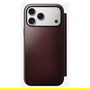 Nomad Modern Leather Folio iPhone 17 Pro Max Color Borgoña