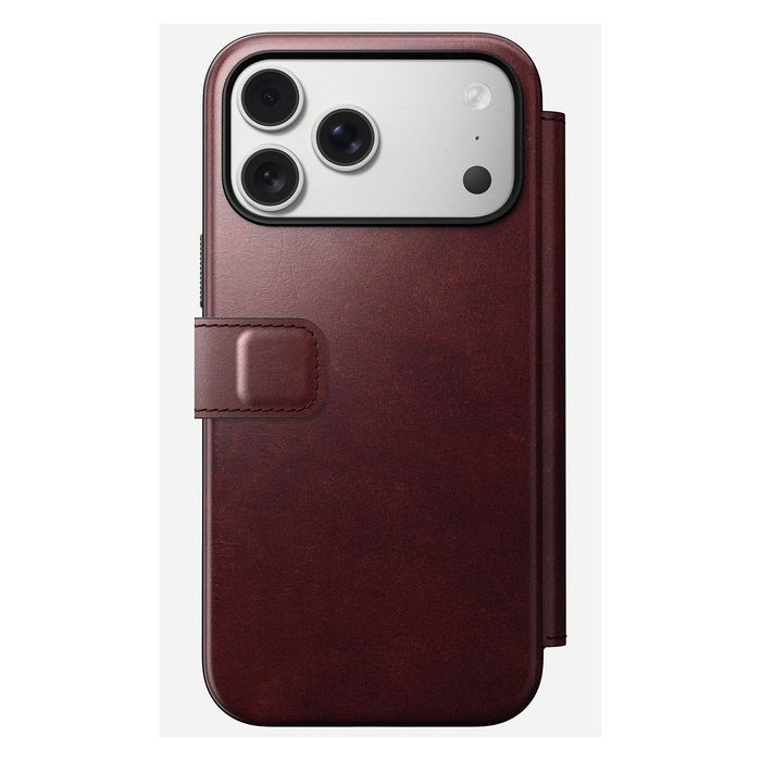 Nomad Modern Leather Folio iPhone 17 Pro Max Color Borgoña Nomad Modern Leather Folio iPhone 17 Pro Max Color Borgoña