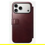Nomad Modern Leather Folio iPhone 17 Pro Max Color Borgoña