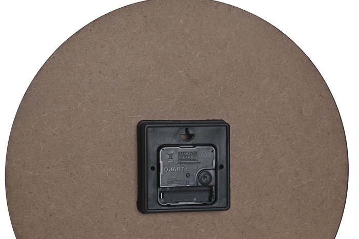 DKD Home Decor Reloj de Pared Moderno Multicolor Negro 4 x 34 x 34 cm (3 Unidades)