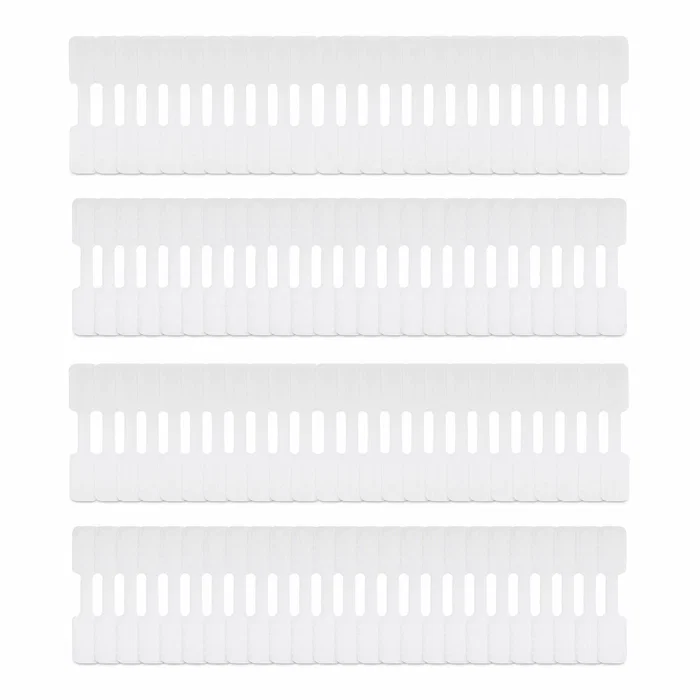 StarTech.com CABLE-TAG-HLWH Etiquetas Organizadoras de Cables - 100 Unidades Blancas con Cierre Gancho a Gancho para Marcado y Gestión de Cableado Universal