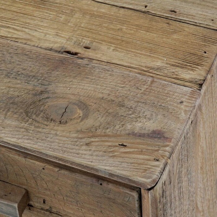 DKD Home Decor Mueble TV Madera Reciclada Pino 130x40x48