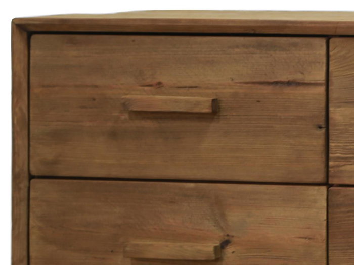 DKD Home Decor Mueble TV Madera Reciclada Pino 130x40x48