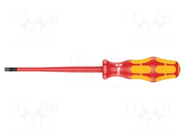 WERA Destornillador aislado slim plano 5,5x1mm