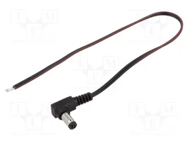 BQ CABLE Cable de alimentación plano DC 5,5/2,1 angular 0,25m 2x0,35mm²