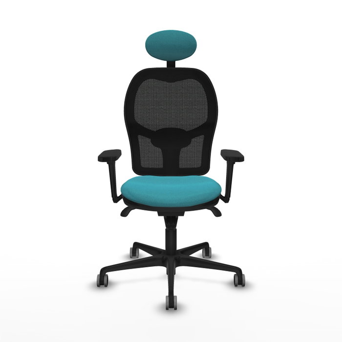 PIQUERAS Y CRESPO Silla de oficina Jorquera Turquesa y Negro PIQUERAS Y CRESPO Silla de oficina Jorquera Turquesa y Negro