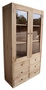 DKD Home Decor Vitrina Mindi Cristal Natural
