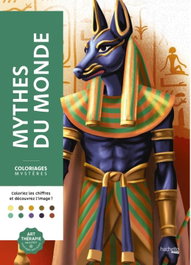 HACHETTE HEROES Coloriages mysteres.mythes du monde