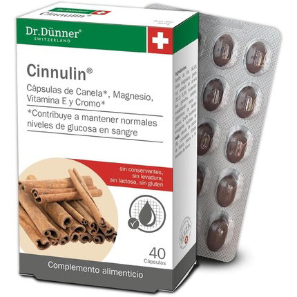 DR DUNNER CINNULIN 40 cápsulas