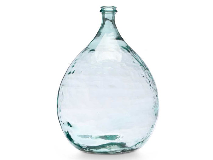 Giftdecor Jarron Vidrio Reciclado Lagrima 44 cm 26 x 26 x 43 cm 14 L Transparente
