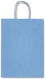 SADOCH REX Bolsas Kraft Allegra Azul Claro 36x12x36cm (Paquete de 25)